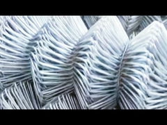 Recinzione elettrica galvanizzata a legame di catena 3 mm Diamante Acciaio Ferro Filato di rete