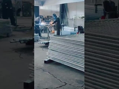 Recinzione temporanea a maglia di diamanti 6x10 piedi Recinzione a legame a catena rimovibile