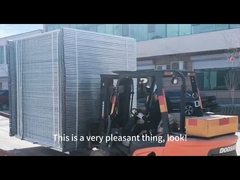 6x10ft rimovibile argenteo bianco Chain Link Temporario recinzione