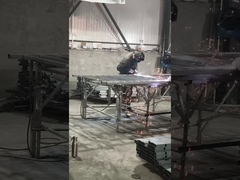 Recinzione di ferro di zinco 2M*1.5M Recinzione di trattamento anticorrosione Stile semplice nero