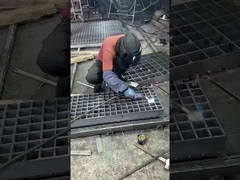 5 mm Griglia di acciaio galvanizzato a caldo Griglia di acciaio saldata