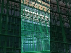 Recinzione triangolare per giardino curva 3D filo saldato PVC rivestito Recinzione per giardino