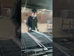 Griglia di metallo galvanizzato a caldo 505 Bar serrata di sicurezza per passeggiata Griglia di acciaio