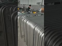 Barriera di controllo della folla in acciaio inossidabile anti-scalata per la sicurezza stradale