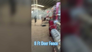 Robusta recinzione per cervi, rete metallica zincata alta 8 piedi
