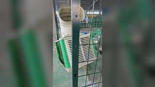 Recinzione di sicurezza 3D a forma di V. Recinzione da giardino durevole