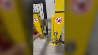Soluzione per la sicurezza del magazzino con recinzione di sicurezza per robot industriali