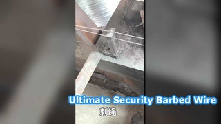 Recinzione di sicurezza in filo spinato zincato da 25 kg