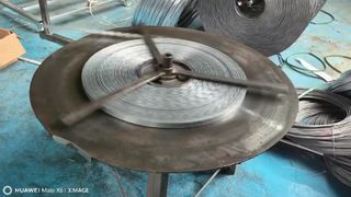 Bobina a spirale piatta da 450 mm con filo spinato ad alta sicurezza