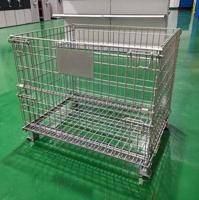 1200x1000x890MM Galvanzied Lockable Wire Mesh Storage Cage With Wheels
