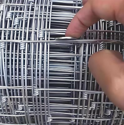 Recinzione per bestiame e capre a giunto snodato zincato con filo da 2,0 mm ad alta resistenza