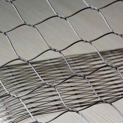 Cargo Net Metal Rope Mesh For Backpack And Bag Protector SS Wire Rope Mesh