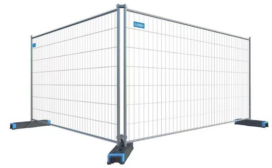 AS 4687 Classe C: pannello temporaneo di recinzione con lastre di riempimento idrico per cantieri conforme