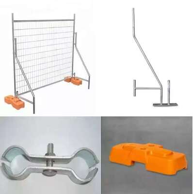 Palline metalliche temporanee per recinzioni galvanizzate per il mercato australiano