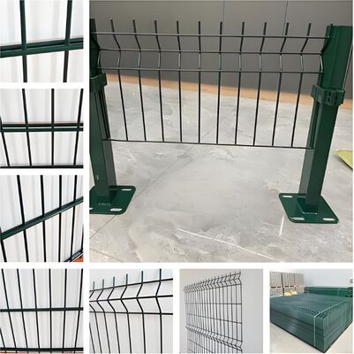 Power Coated Welded V Mesh Triangle Bend Security Fence
