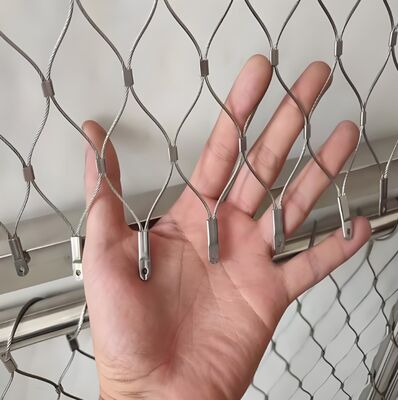 Reti di sicurezza per corde di filo in acciaio inossidabile per la protezione da cadute sul cantiere