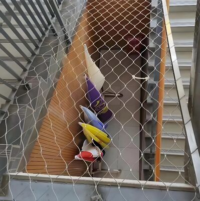 Alta sicurezza SS316 rete di filo in acciaio inossidabile con 7x19 mesh foro per la protezione della sicurezza zoo