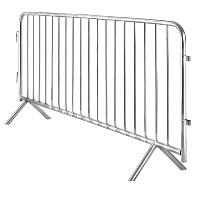 Barriera di controllo della folla di sicurezza portatile di acciaio galvanizzato 1m x 2m Barricata per eventi Recinzione con sistema di bloccaggio